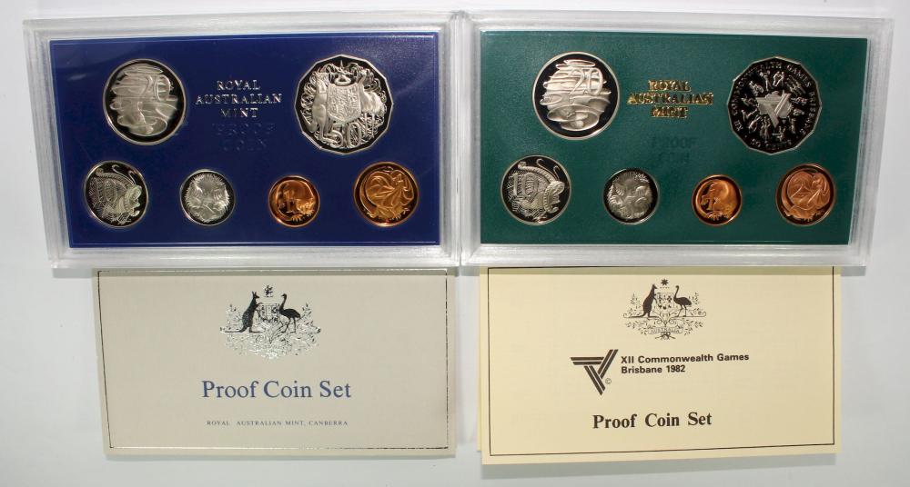 Australia 1981 & 1982 Proof... image