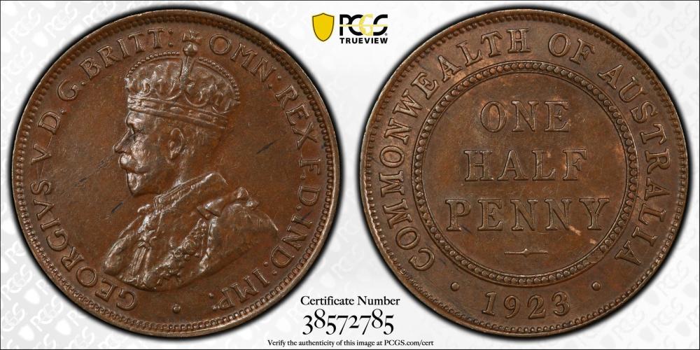 Australia 1923 Halfpenny, P... image