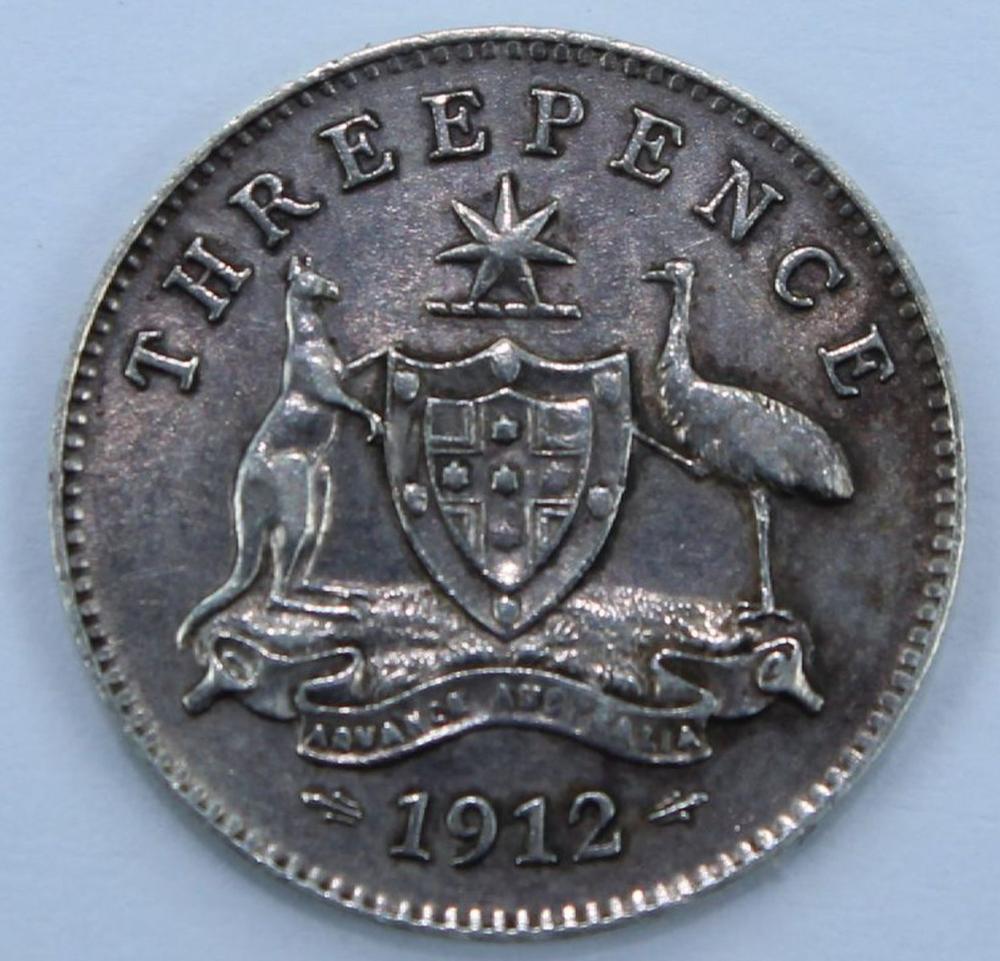 Australia 1912 Threepence g... image