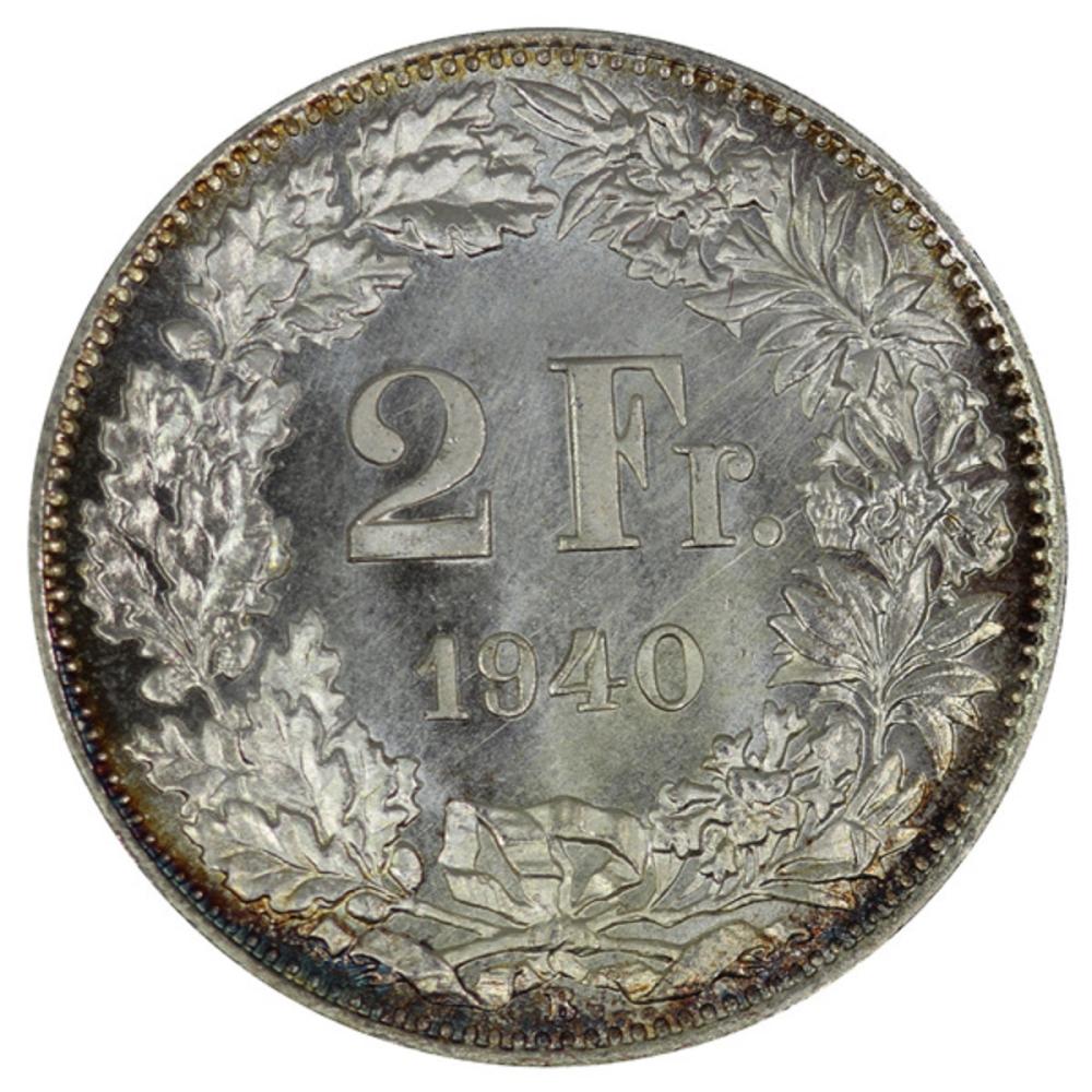 Switzerland 1940 B Silver 2... image