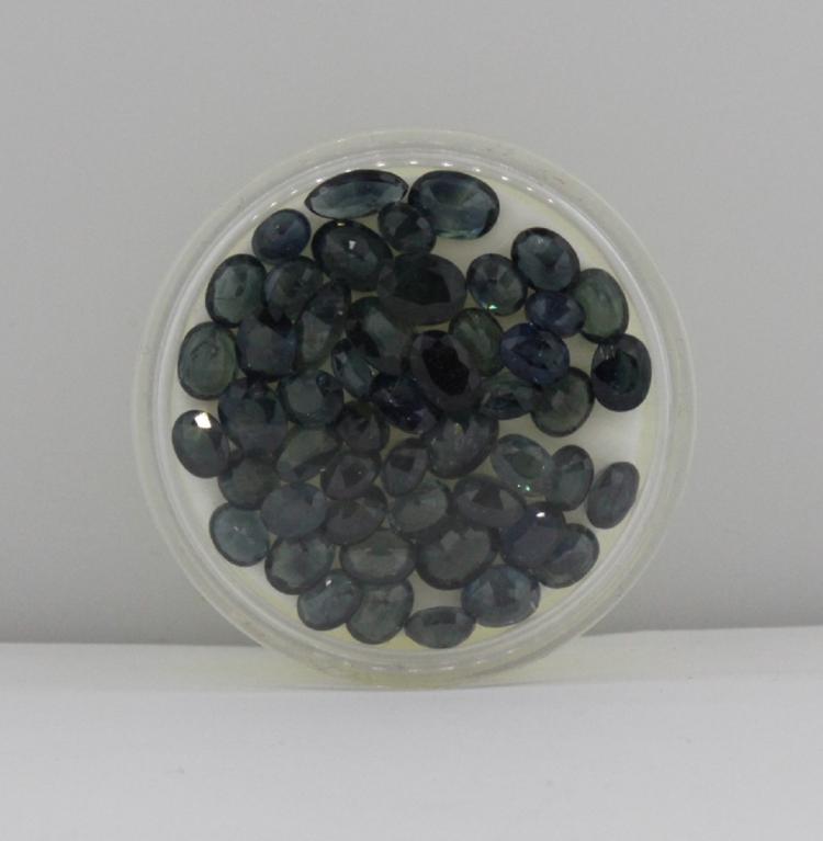 Faceted Blue Sapphires (50 ... image