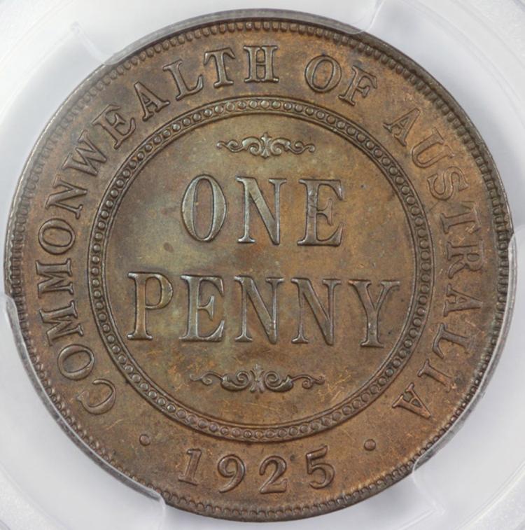 Australia. 1925 Penny, PCGS... image