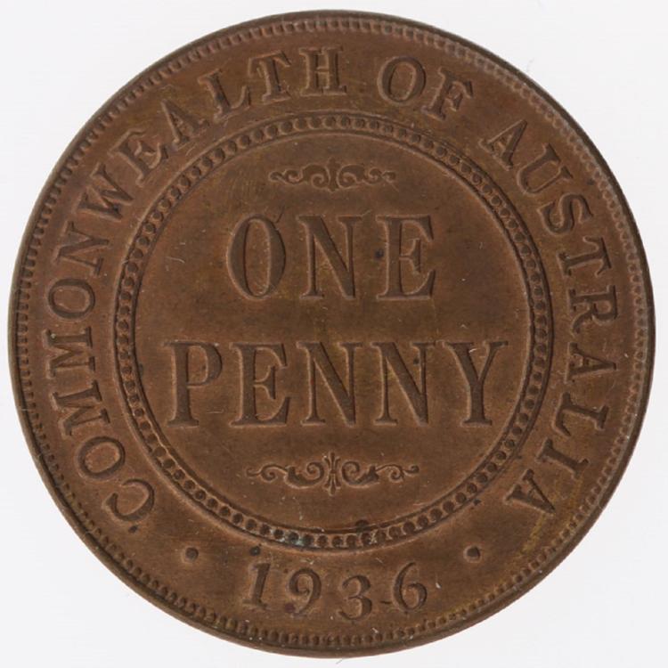 Australia. 1936 Penny, near... image