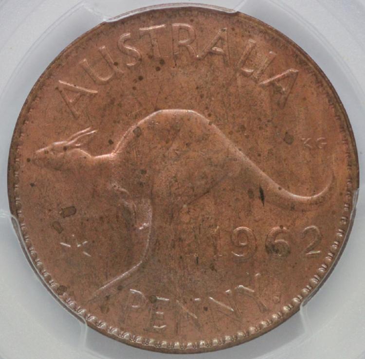 Australia. 1962 Penny, PCGS... image