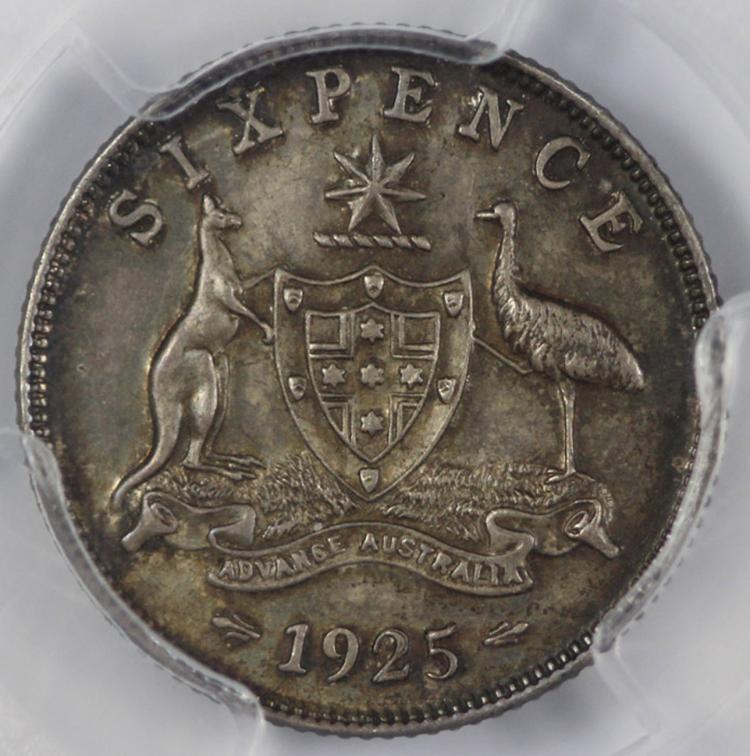 Australia. 1925 Sixpence, P... image