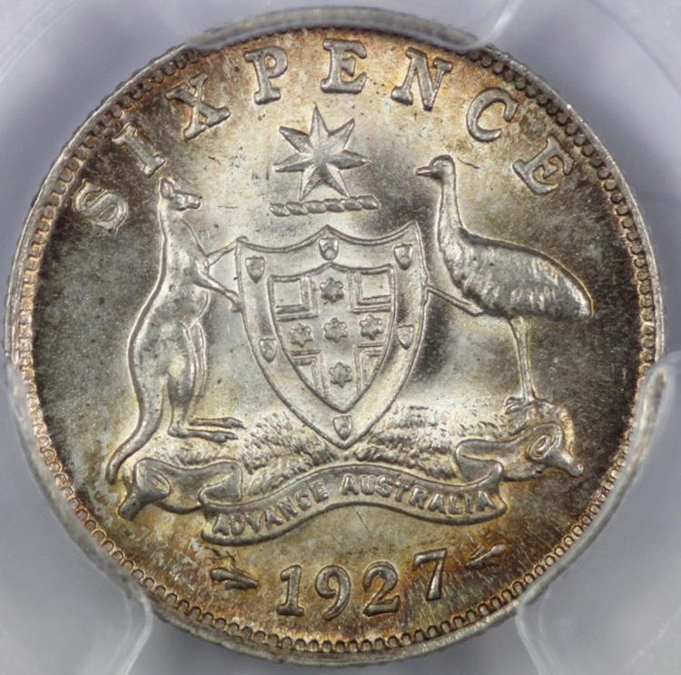 Australia. 1927 Sixpence, P... image