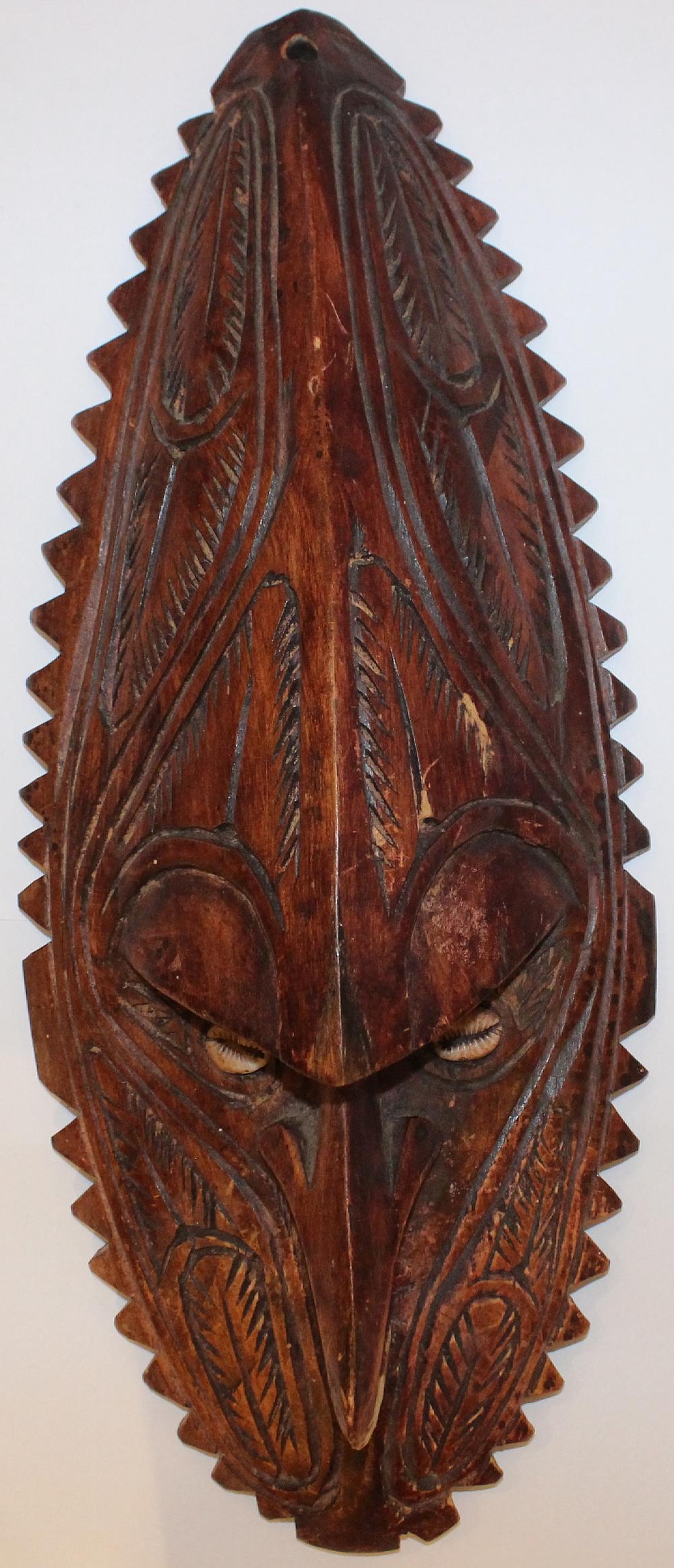 New Guinea. Tribal Mask cir... image