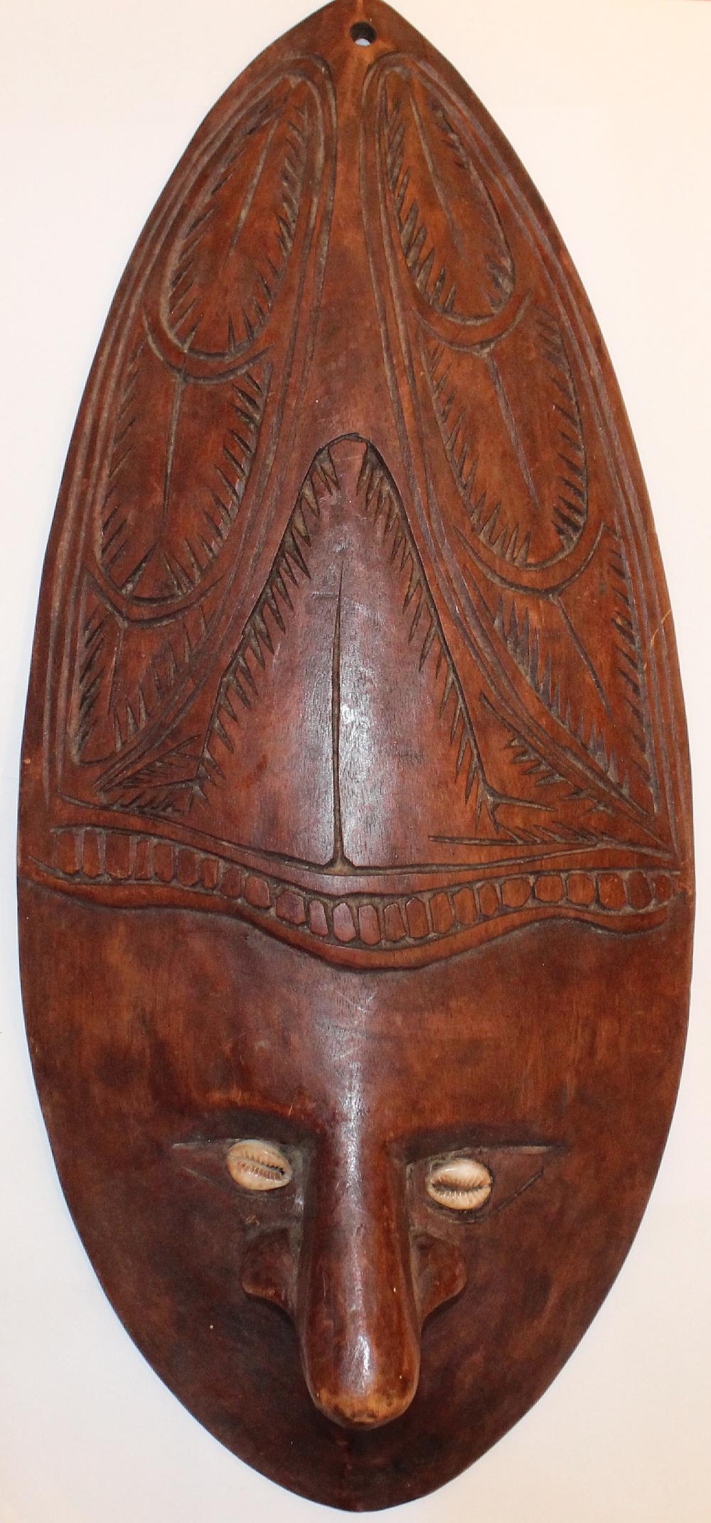 New Guinea. Tribal Mask cir... image