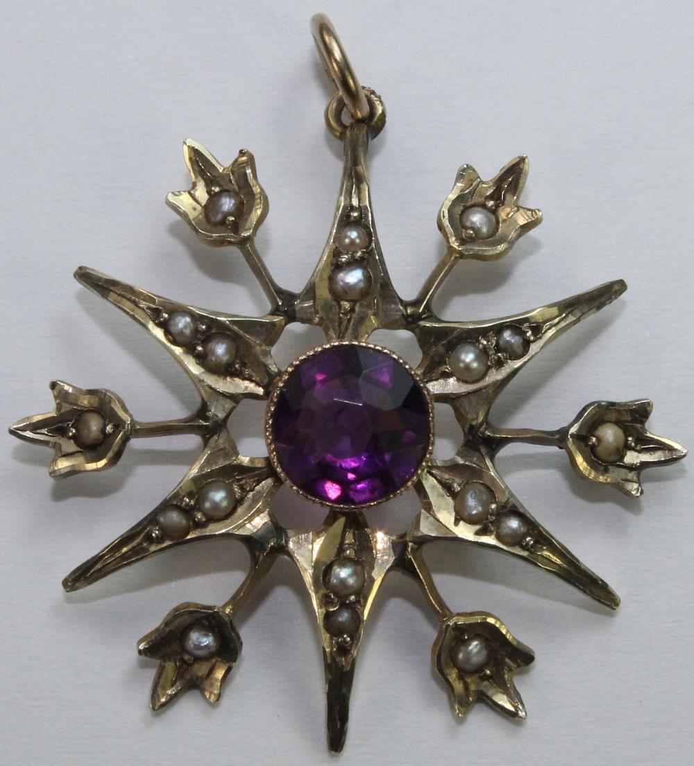 Stunning Floral Pendant in ... image