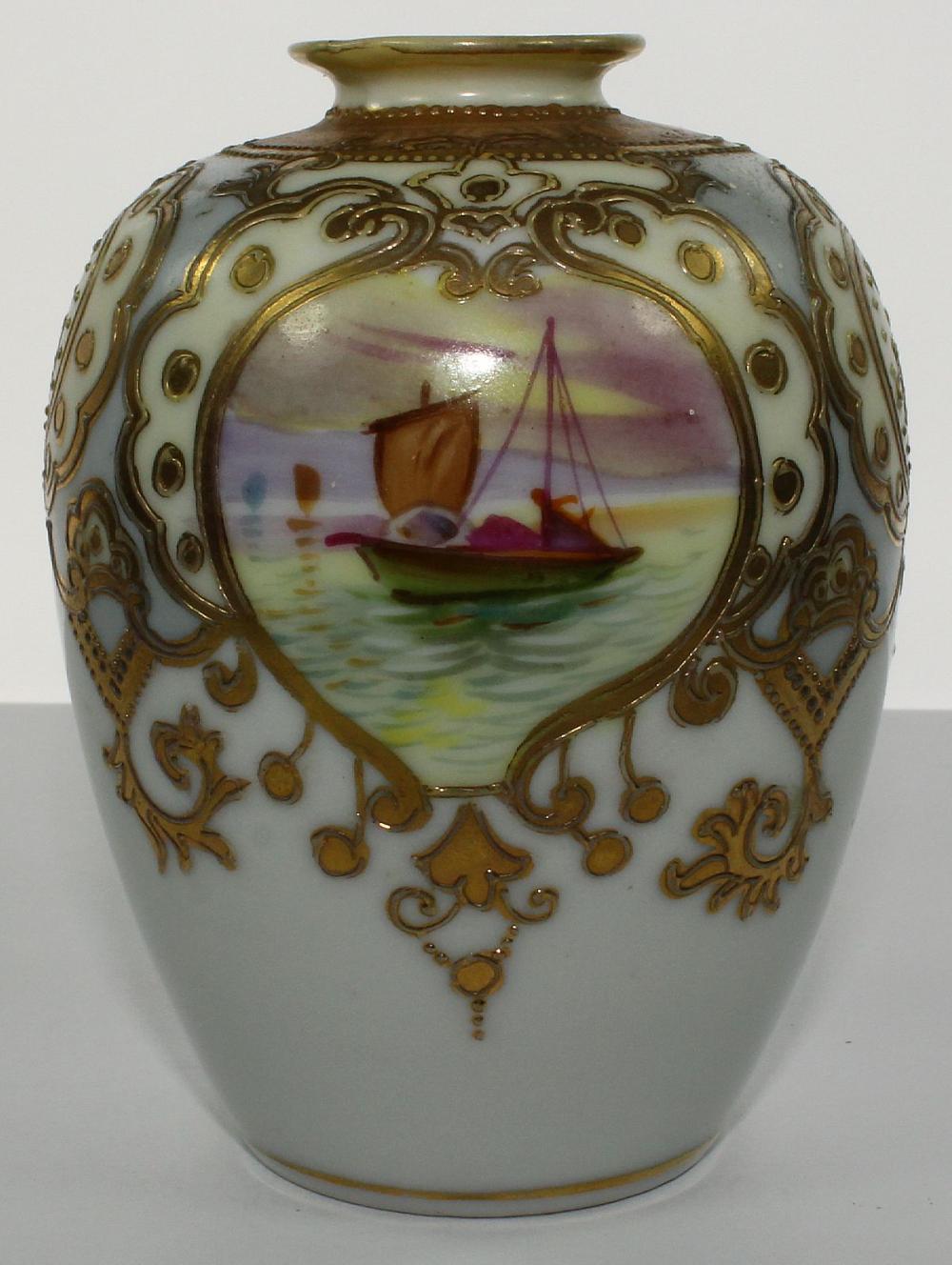 Japanese Vase with Painted ... image