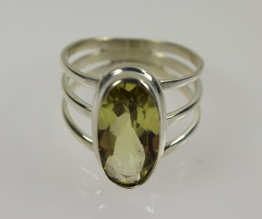 Triple-banded Citrine Ring ... image