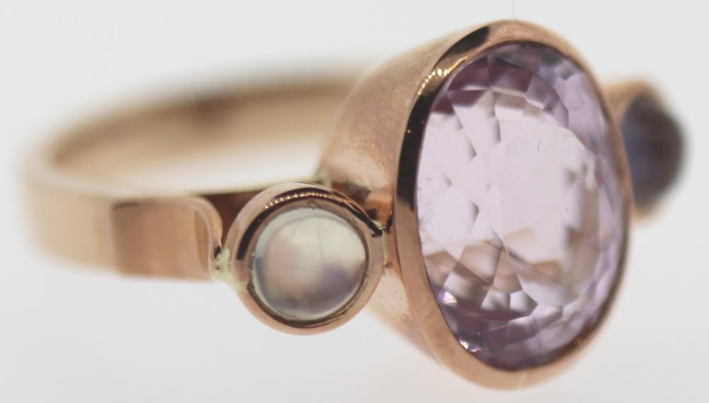 Large Kunzite & Moonstone R... image