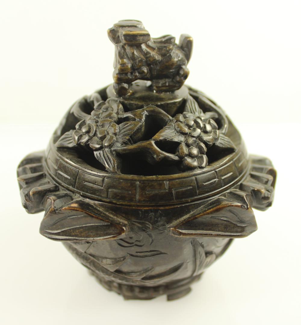 Vintage Chinese Bronzed Sto... image