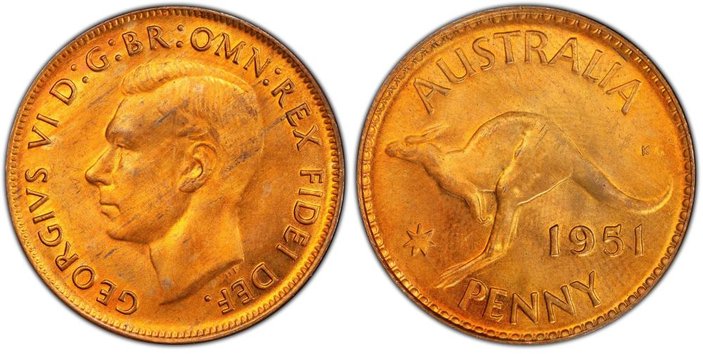 Australia 1951 (M) Penny, P... image