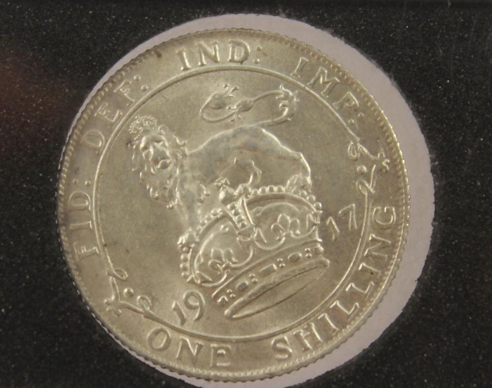 Great Britain 1917 Shilling... image