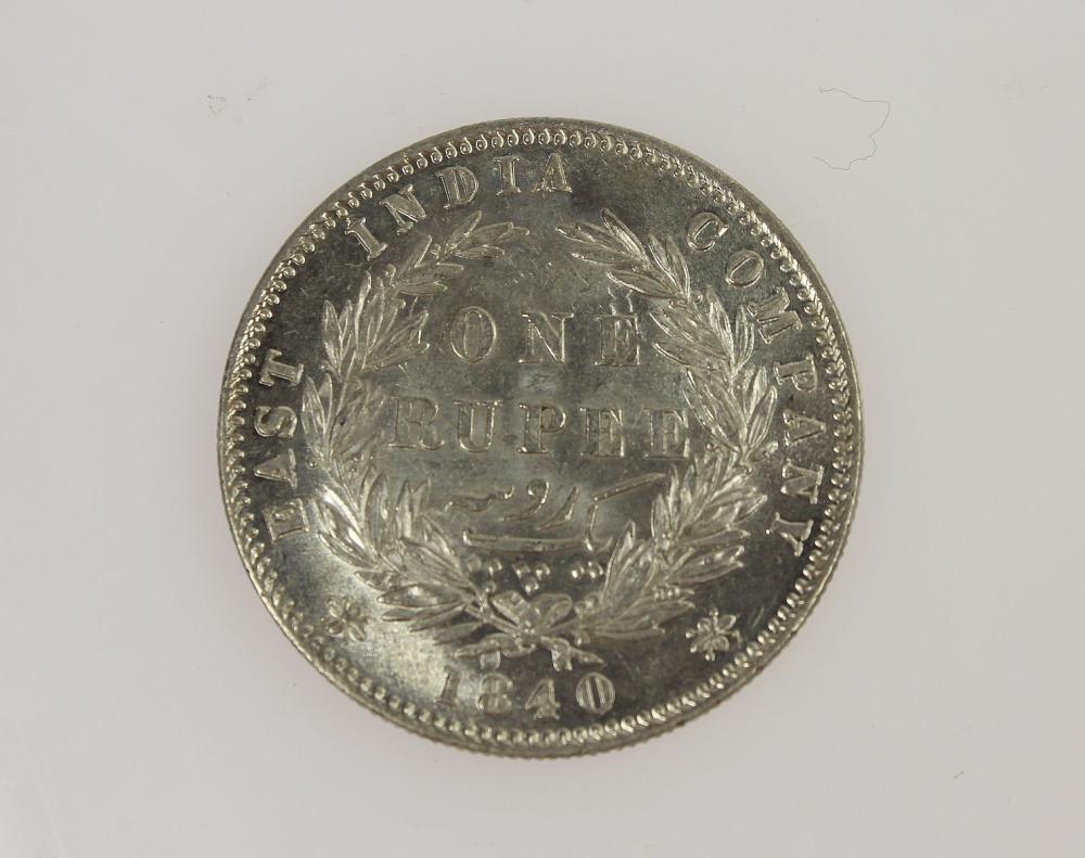 India 1840 (B) Silver (917)... image