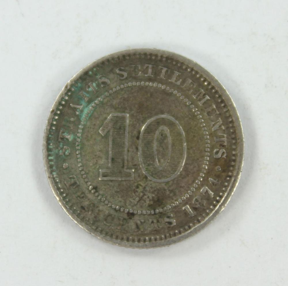 Straits Settlements 1874 H ... image