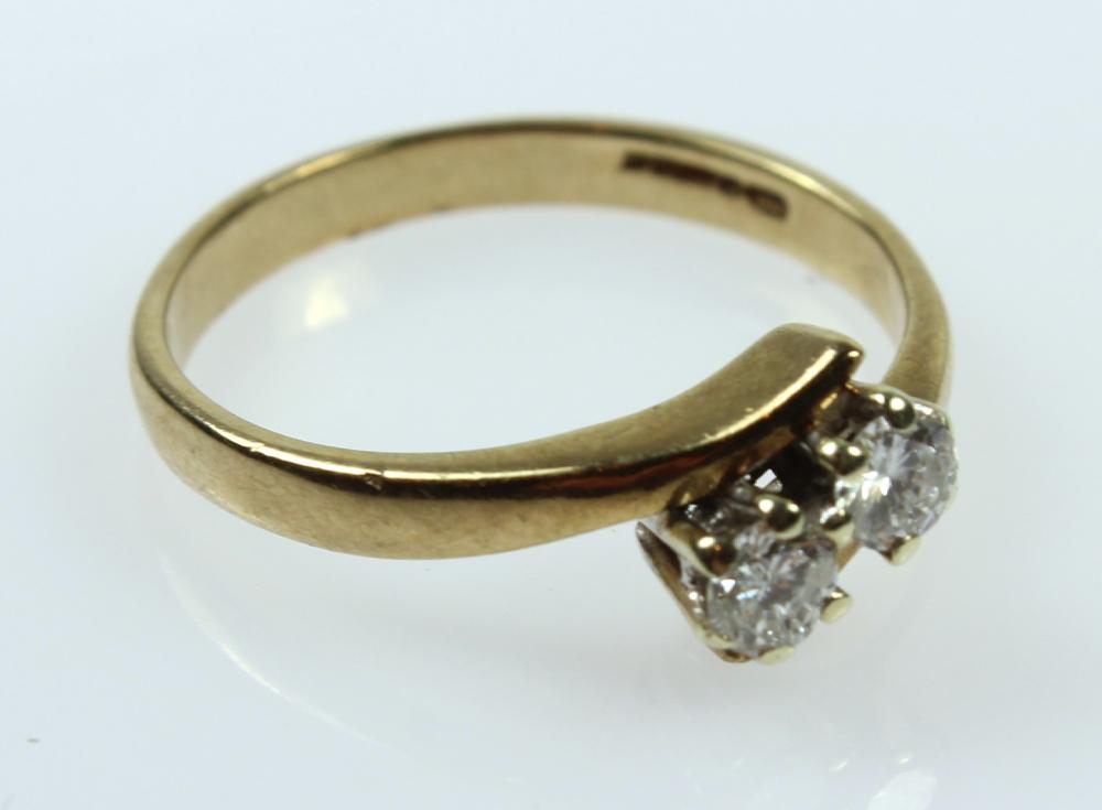 Diamond Ring in 9ct Yellow ... image