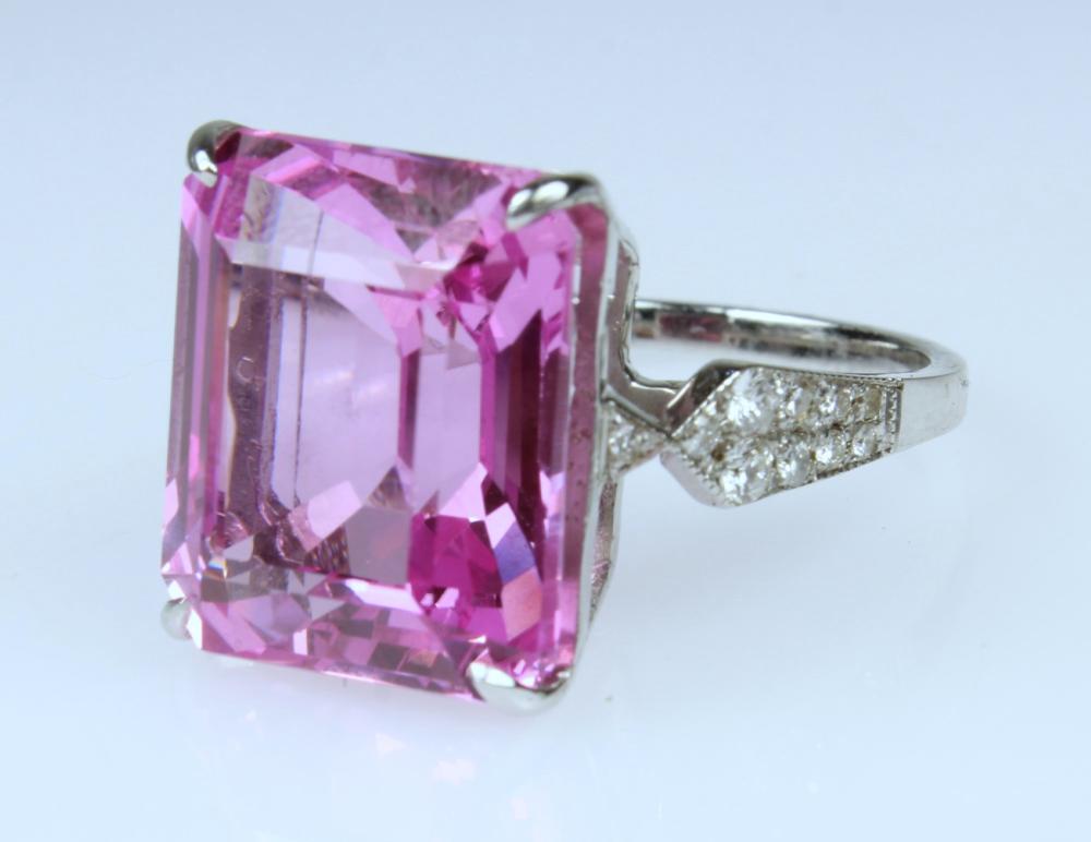 Pink Topaz & Diamond Dress ... image