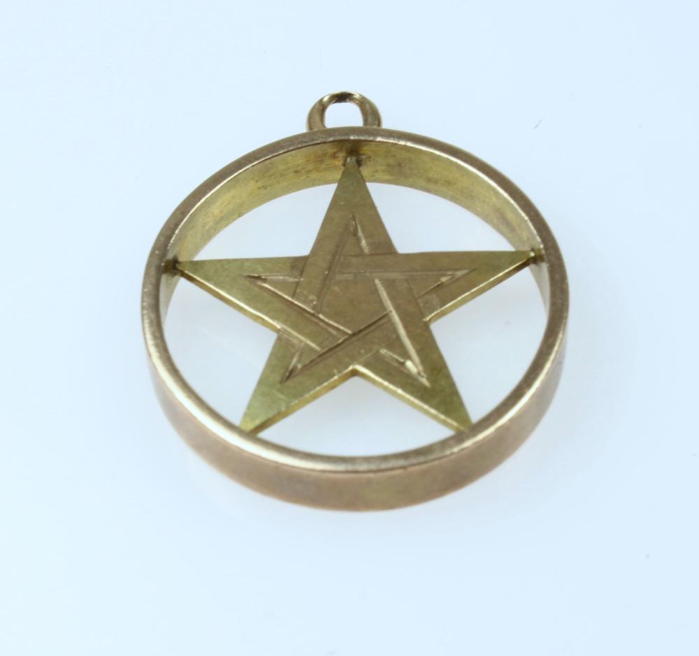 Vintage Star Pendant with 5... image