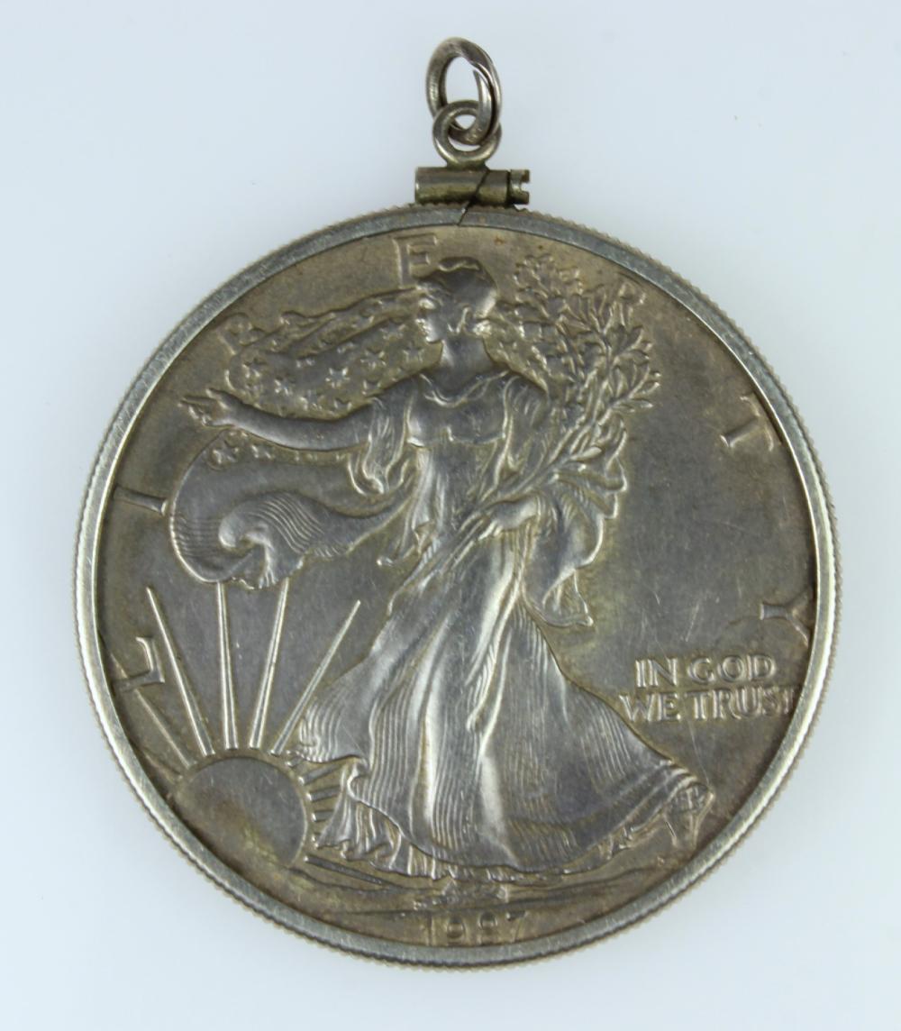 U.S.A. 1987 'Liberty' Silve... image