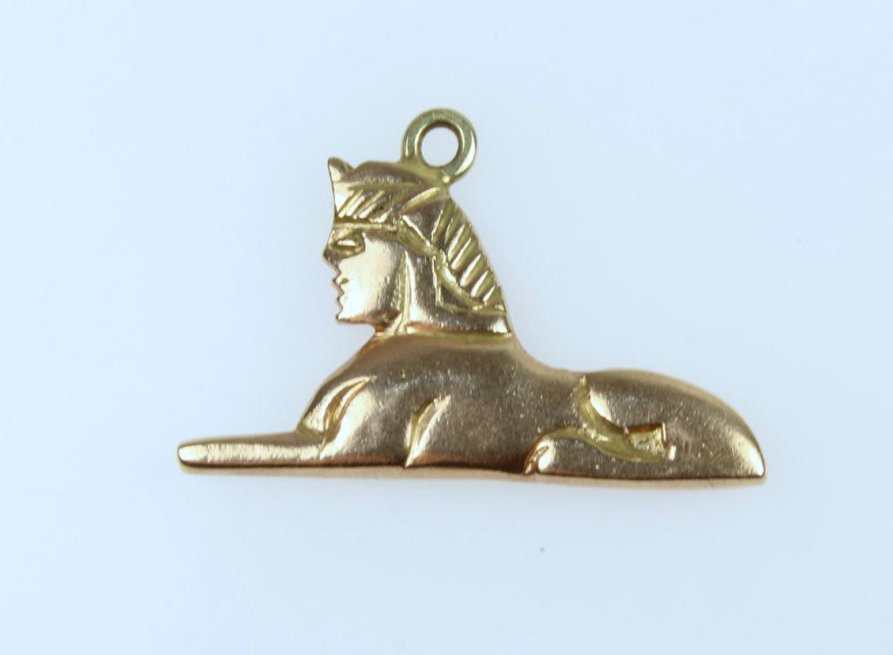 Sphinx Charm in 12ct Yellow... image