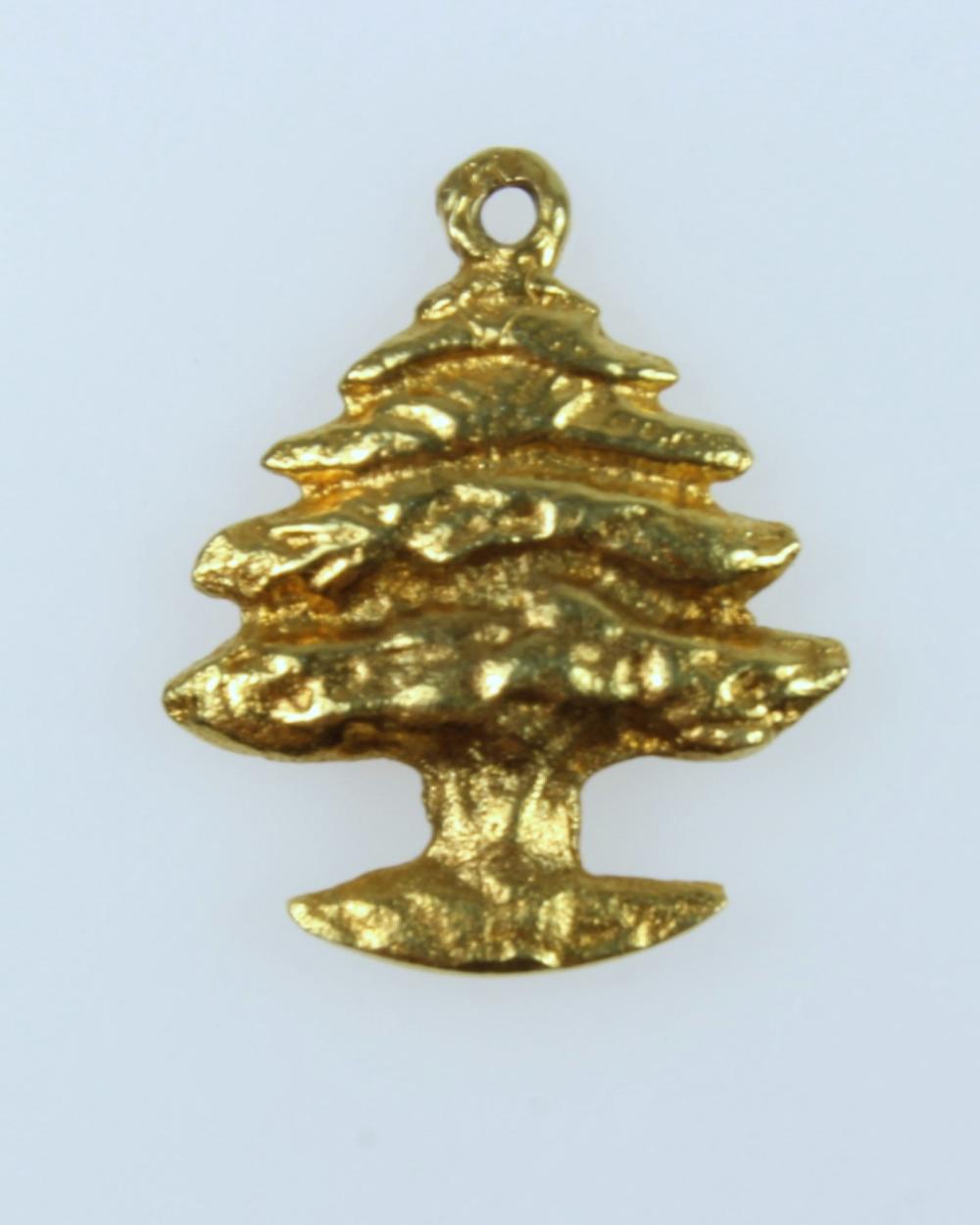 Lebanon Cedar Charm in 16ct... image