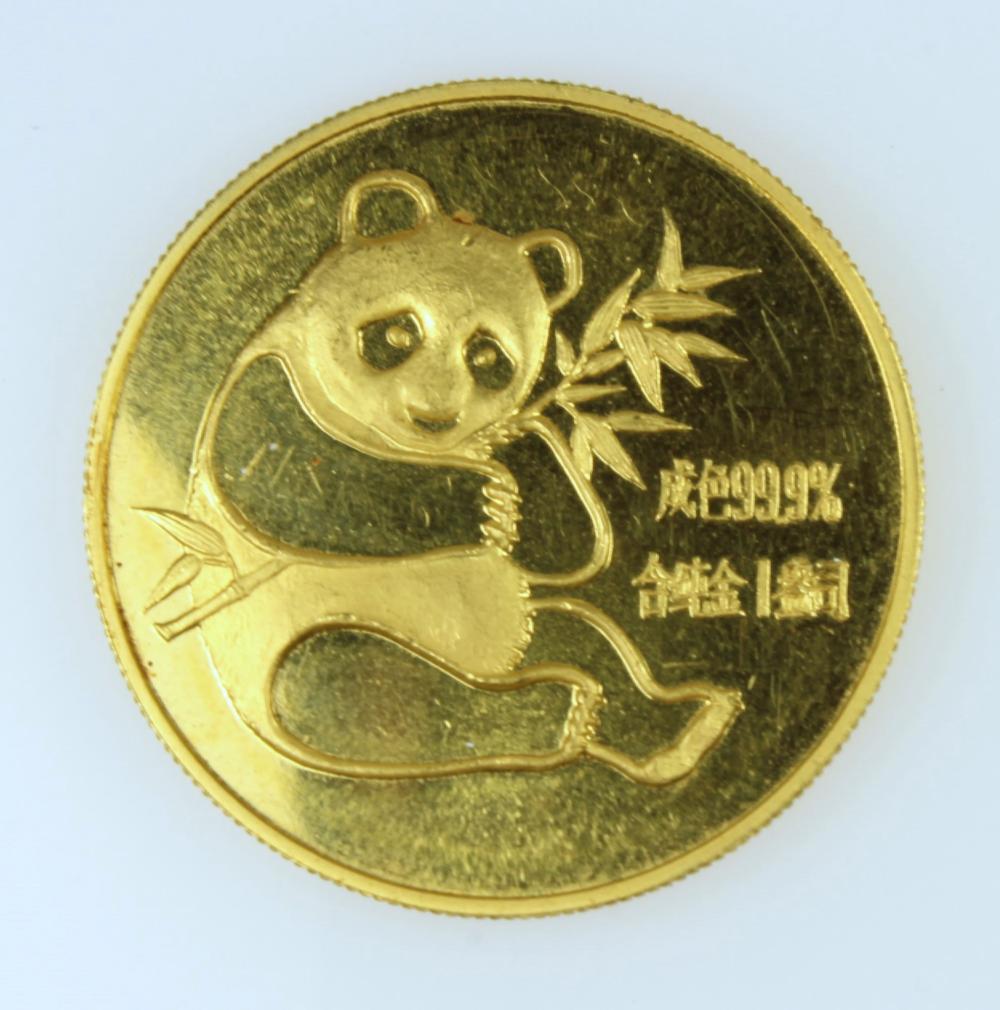 China 1982 Gold (999) Panda... image