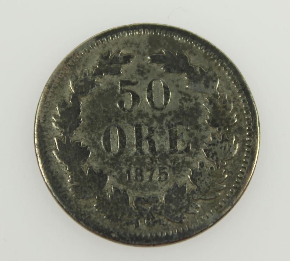 Sweden 1875 Silver (600) Or... image