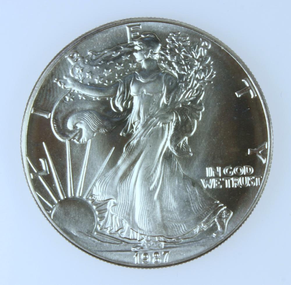 U.S.A. 1987 'Liberty' Silve... image