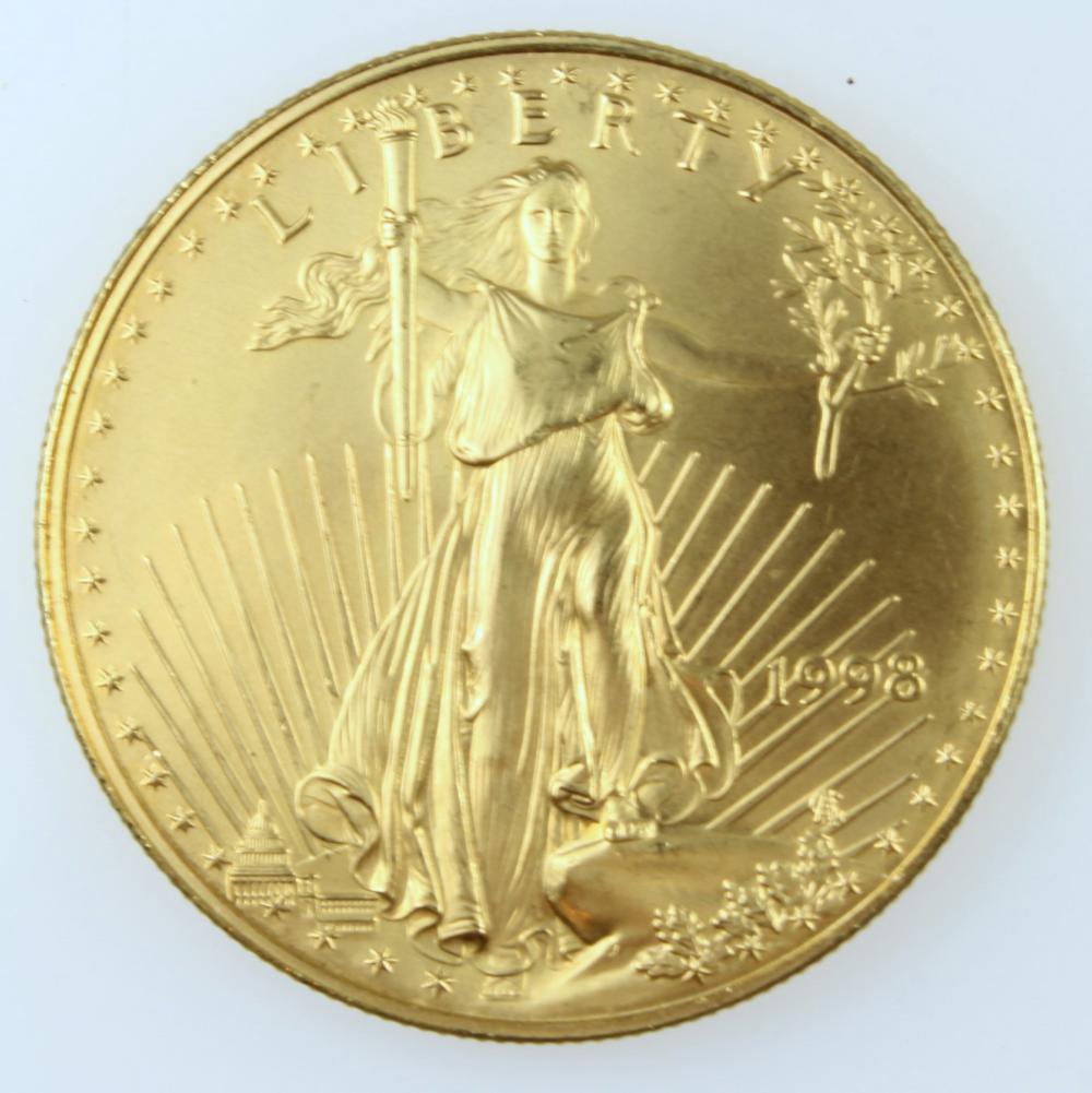 U.S.A. 1998 Gold (9999) $50... image