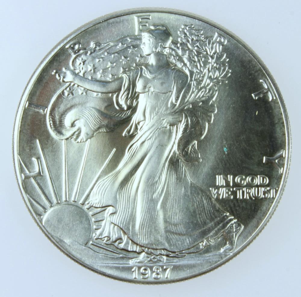 U.S.A. 1987 'Liberty' Silve... image