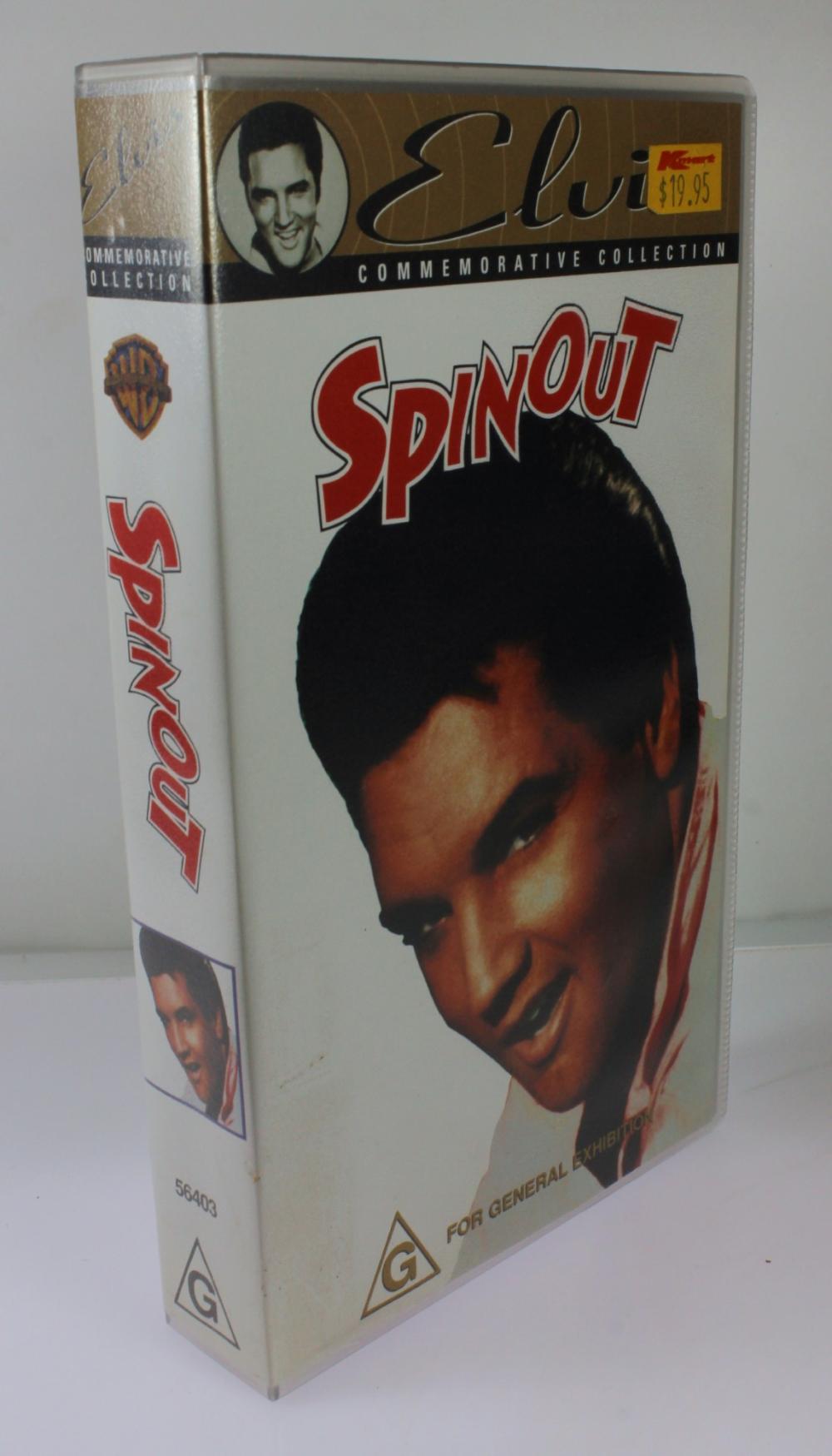 'Elvis - Spin Out' VHS - VCR image