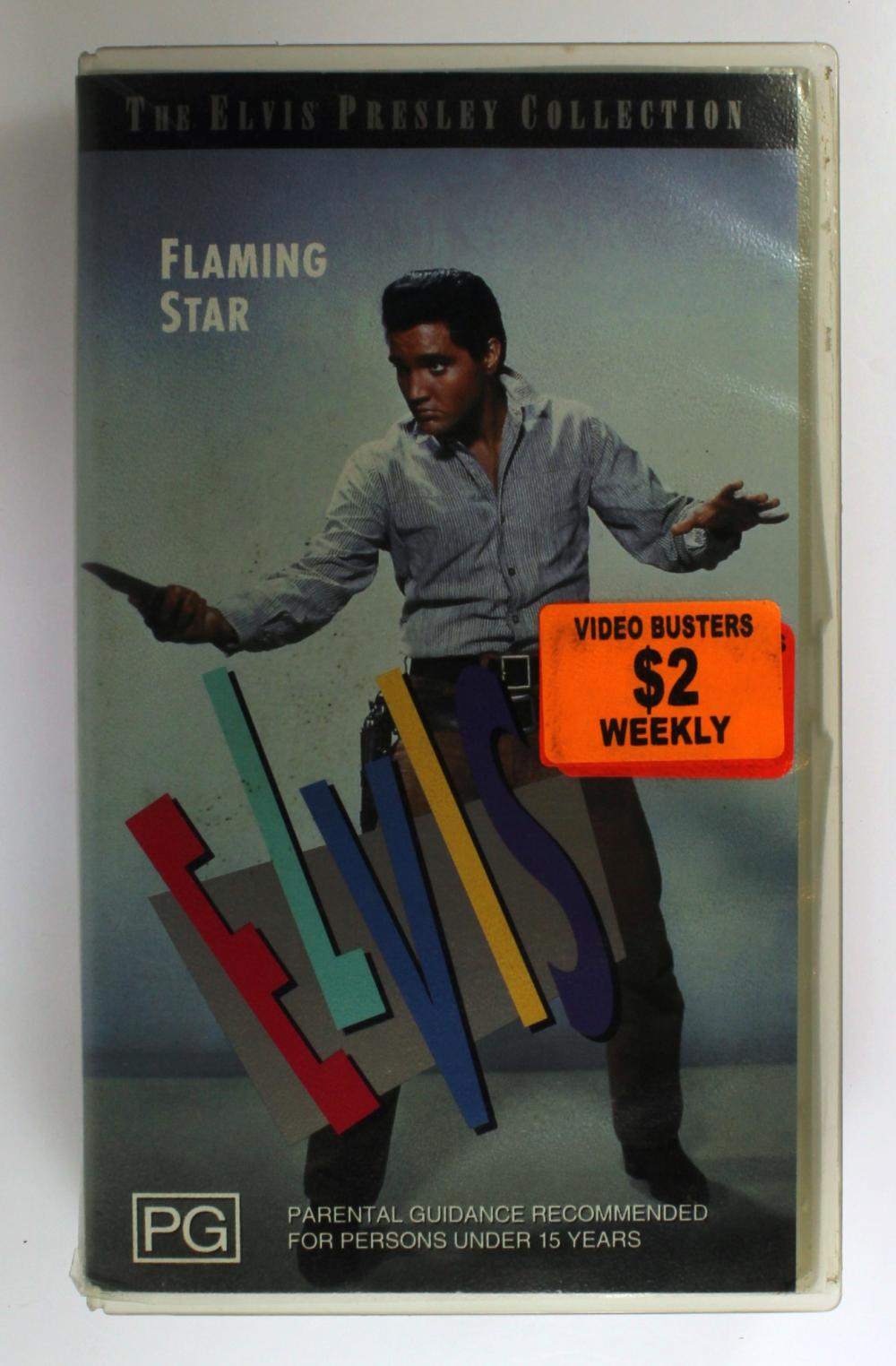 'Elvis - Flaming Star' VHS ... image