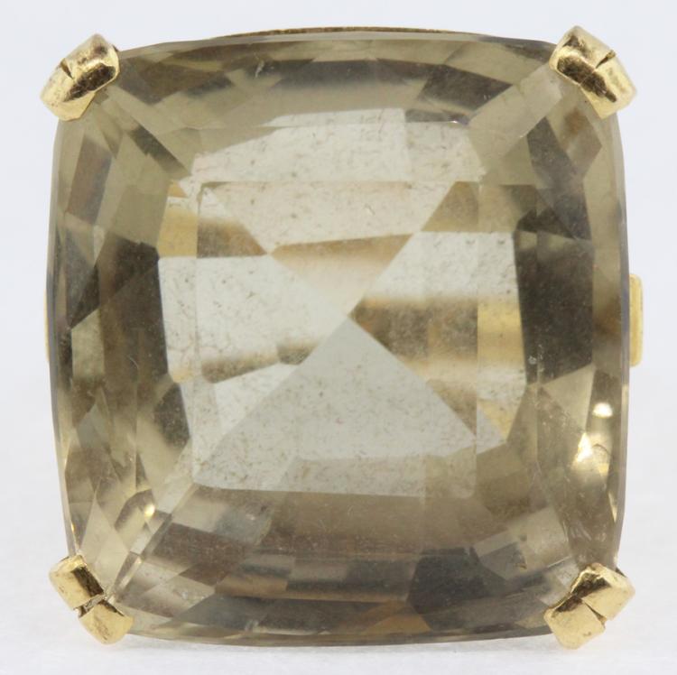 Large Yellow Citrine set in... image