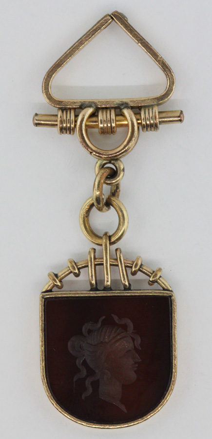 9ct Yellow Gold Fob with a ... image