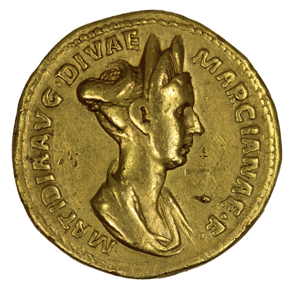 Rome - Matidia Gold Aureus,... image