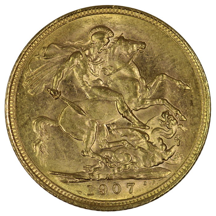 Australia 1907 M Sovereign,... image