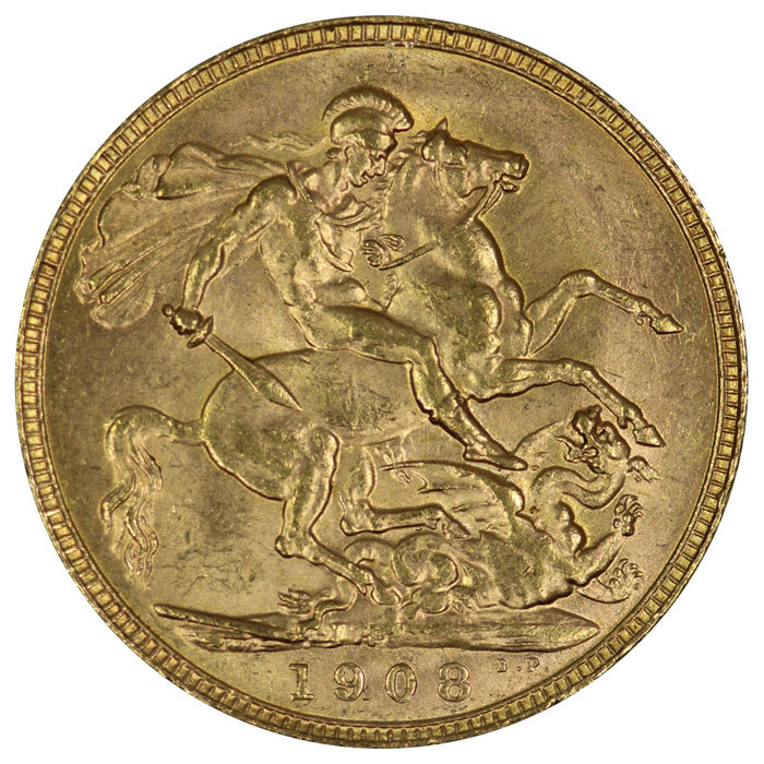 Australia 1908 P Sovereign,... image