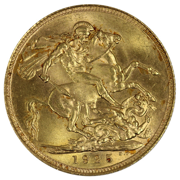 Australia 1925 S Sovereign,... image