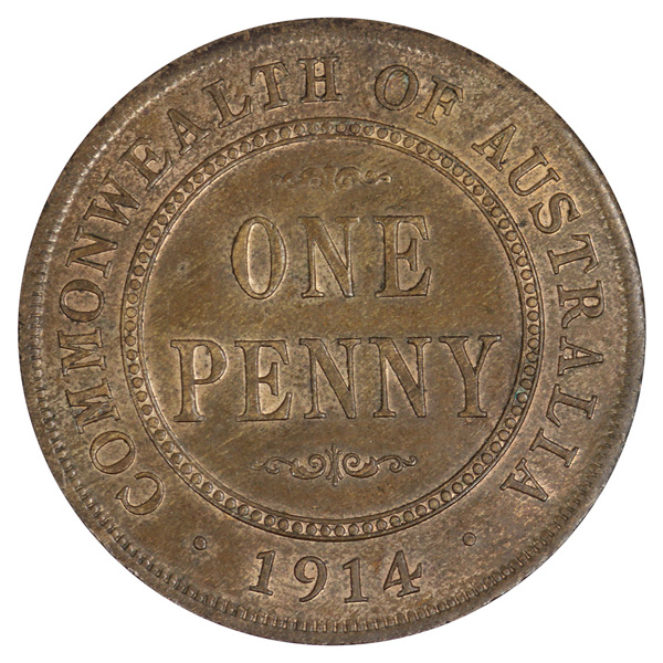 Australia 1914 Penny, Lustr... image