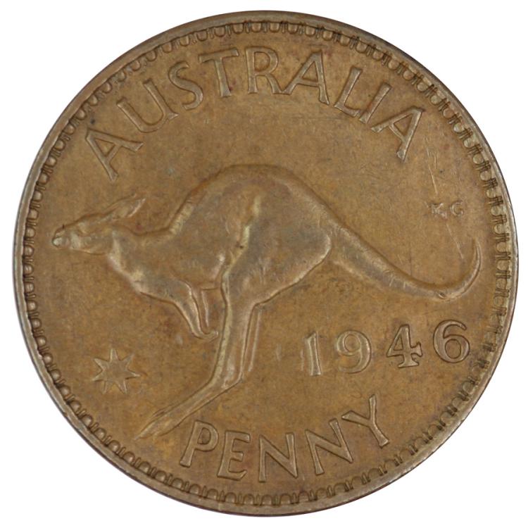 Australia 1946 Penny, about... image