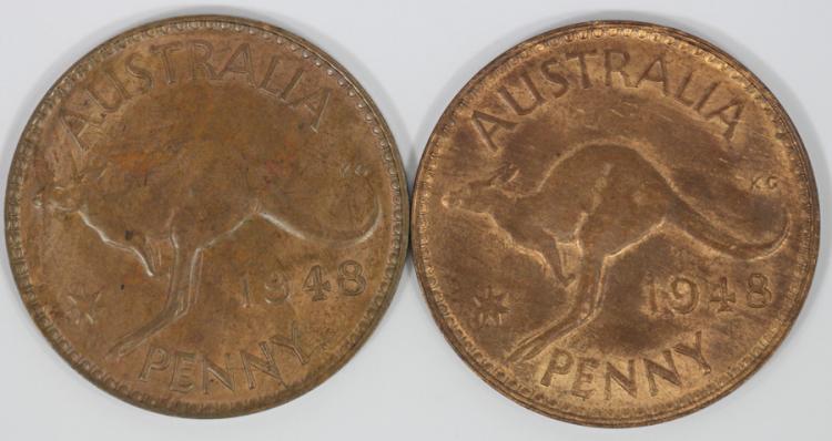 Australia 1948 (M) & 1948 Y... image