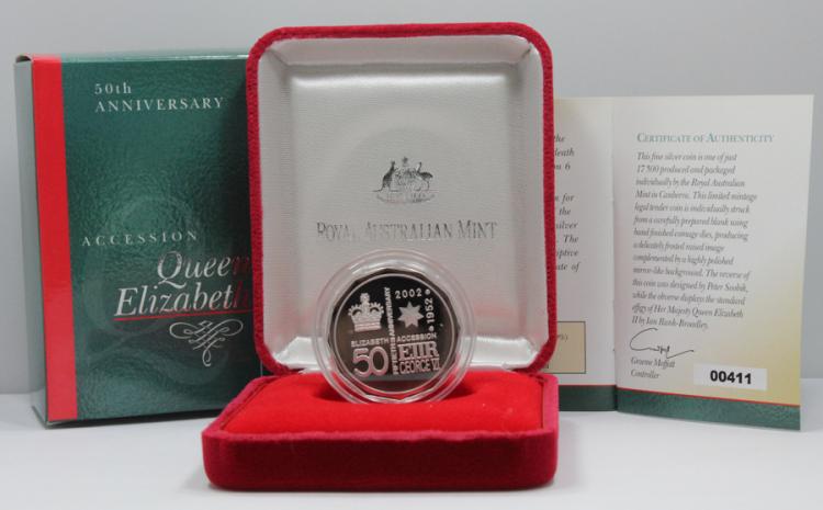 Australia 2002 Silver 50 Ce... image