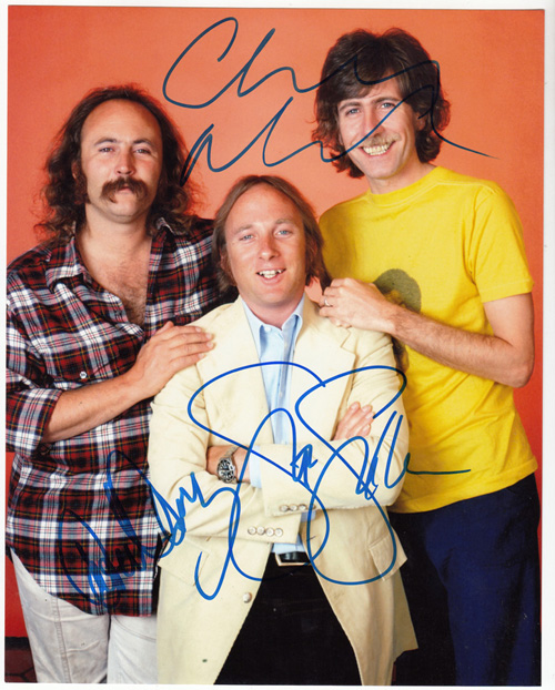 Crosby Stills & Nash signed... image