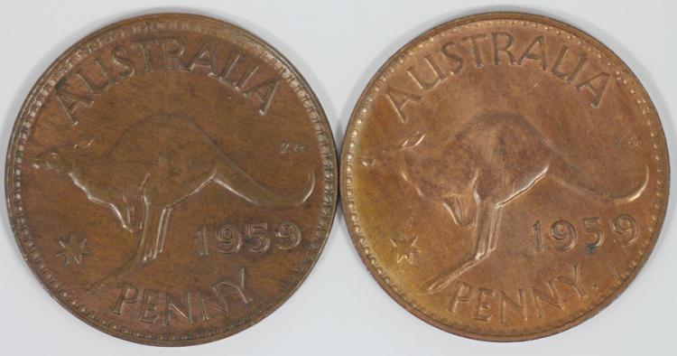 Australia 1959 (M) & 1959 Y... image