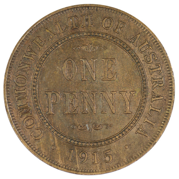 Australia 1915 Penny, good ... image