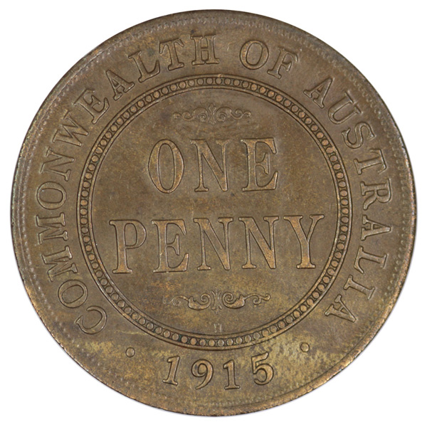 Australia 1915 H Penny, abo... image