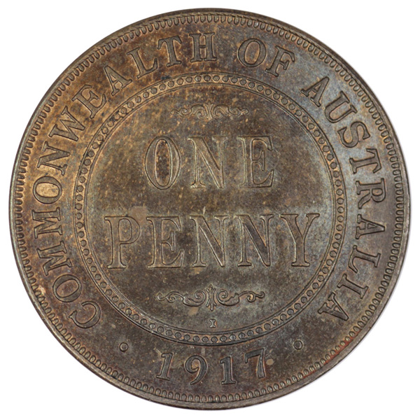 Australia 1917 Penny, Gloss... image