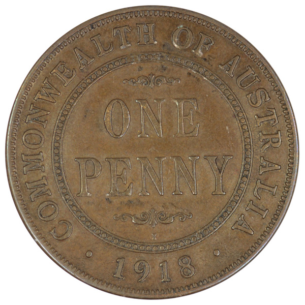 Australia 1918 Penny, Extre... image